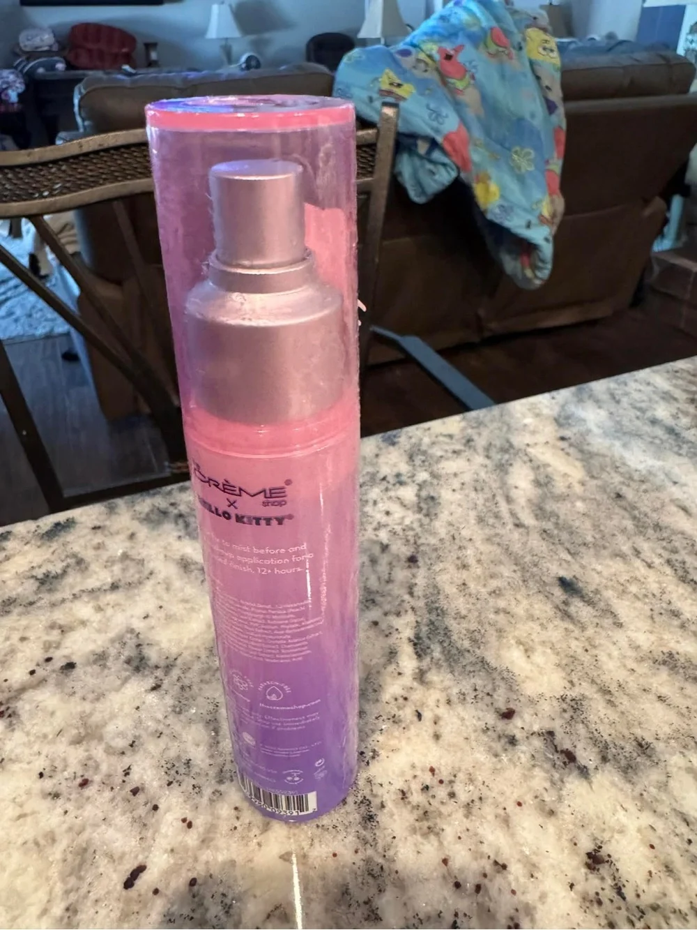x Hello Kitty Purple Makeup Perfecting Mist - Hydrating Setting Spray